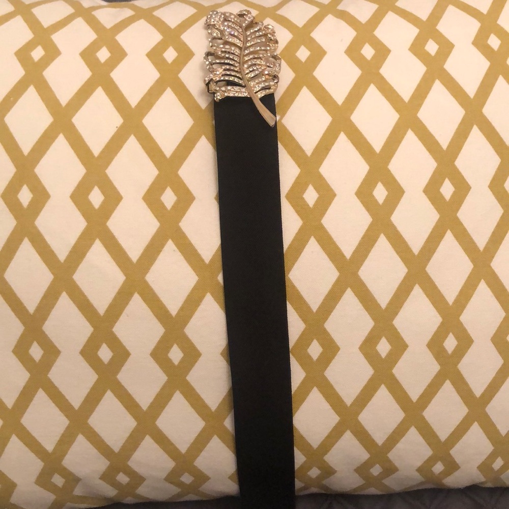 Bcbg Black Belt with Crystal Buckle - Picture 6 of 6